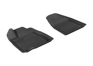 3D MAXpider 2007-2013 Acura MDX Kagu 1st Row Floormat - Black aceL1AC00011509
