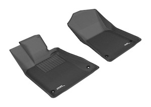 3D MAXpider 2013-2020 Lexus GS/GS Hybrid Kagu 1st Row Floormat - Black aceL1LX02511509