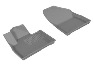 3D MAXpider 2016-2020 Kia Sorento Kagu 1st Row Floormat - Gray aceL1KA03011501