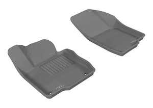 3D MAXpider 2012-2019 Volkswagen Passat Kagu 1st Row Floormat - Gray aceL1VW05611501