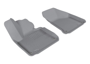 3D MAXpider 2006-2013 Audi A3 Kagu 1st Row Floormat - Gray aceL1AD00511501