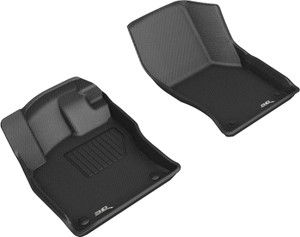 3D MAXpider 2019-2019 Volkswagen Jetta Kagu 1st Row Floormat - Black aceL1VW10111509