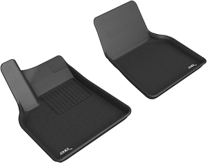3D MAXpider 2021 Tesla Model Y Kagu 1st Row Floormat - Black aceL1TL02711509