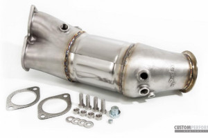 CP-e BMW N55 QKspl™ 5″ Cast Stainless Catted Downpipe