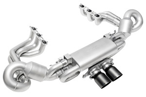Soul 2022 Porsche 992 GT3 Catted Valved Exhaust Package - 4in Slash Cut Satin Black Tips solPOR.992GT3.VPKGS.SLT4B Soul 2022 Porsche 992 GT3 Catted Valved Exhaust Package - 4in Slash Cut Satin Black Tips solPOR.992GT3.VPKGS.SLT4B
