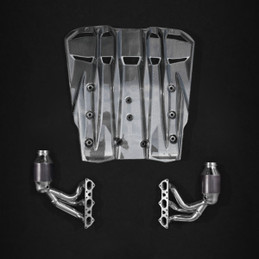 Capristo Porsche 991.2 GT3RS – Headers with 250 Cell Sports Cats and Carbon Engine Cover - 02PO08603018GT3RSK Capristo Porsche 991.2 GT3RS – Headers with 250 Cell Sports Cats and Carbon Engine Cover - 02PO08603018GT3RSK