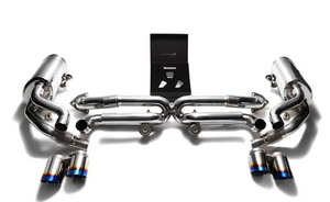 Armytrix Valvetronic Exhaust System Porsche 991 Carrera | S 2012-2016 - Blue Coated Tips - P91N1-QS27B