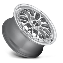 Rotiform R155 LSR Wheel 18x9.5 5x100 25 Offset - Gloss Silver Machined rotR155189579+25