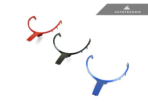 AUTOTECKNIC PAINTED M-SPORT STEERING WHEEL TRIM - F22/ F30/ F32/ F06/ F12/ F13/ F15 X5 M-SPORT  ATK-BM-0199-P