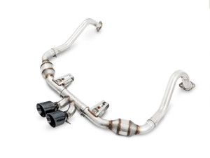 AWE Tuning Porsche 718 Boxster / Cayman Touring Edition Exhaust - Diamond Black Tips awe3015-33080 AWE Tuning Porsche 718 Boxster / Cayman Touring Edition Exhaust - Diamond Black Tips awe3015-33080