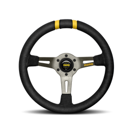 Momo MODDRIFT Steering Wheel 330 mm -  Black Suede/Anth Spokes/2 Stripes momR1907/33S Momo MODDRIFT Steering Wheel 330 mm -  Black Suede/Anth Spokes/2 Stripes momR1907/33S