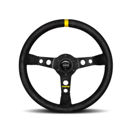 Momo MOD07 Steering Wheel 350 mm -  Black Suede/Black Spokes/1 Stripe momR1905/35S Momo MOD07 Steering Wheel 350 mm -  Black Suede/Black Spokes/1 Stripe momR1905/35S
