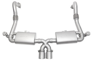 SOUL 17+ Porsche 718 Cayman / Boxster Valved Exhaust - Slash Cut Signature Satin Tips solPOR.718.VES.SLT SOUL 17+ Porsche 718 Cayman / Boxster Valved Exhaust - Slash Cut Signature Satin Tips solPOR.718.VES.SLT