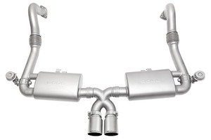 SOUL 17+ Porsche 718 Cayman / Boxster Valved Exhaust - Straight Cut Signature Satin Tips solPOR.718.VES.SWT SOUL 17+ Porsche 718 Cayman / Boxster Valved Exhaust - Straight Cut Signature Satin Tips solPOR.718.VES.SWT