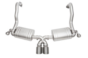 SOUL 13-16 Porsche 981 Cayman / Boxster Valved Exhaust - Slash Cut Titanium Tips solPOR.981.VES.SLTT