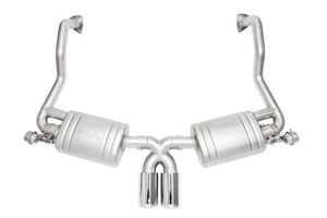SOUL 09-12 Porsche 987.2 Cayman / Boxster Valved Exhaust - Slash Cut Signature Satin Tips solPOR.9872.VES.SLT