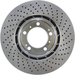 Centric C-Tek Standard Drilled Driver Side Front Rotor 03-12 Porsche Boxster sto228.37034