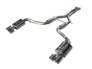 AWE Track Edition Performance Exhaust System for 970 Panamera Turbo - Chrome Silver Tips awe3010-42024 AWE Track Edition Performance Exhaust System for 970 Panamera Turbo - Chrome Silver Tips awe3010-42024