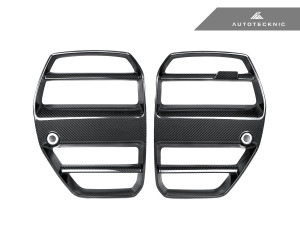 AutoTecknic Dry Carbon Podium V1 Front Grille Set - G80 M3 | G82/ G83 M4   ATK-BM-0415-DCG AutoTecknic Dry Carbon Podium V1 Front Grille Set - G80 M3 | G82/ G83 M4   ATK-BM-0415-DCG