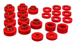 Energy Suspension Cj5-7 Body Mounts - Red eng2.4102R Energy Suspension Cj5-7 Body Mounts - Red eng2.4102R