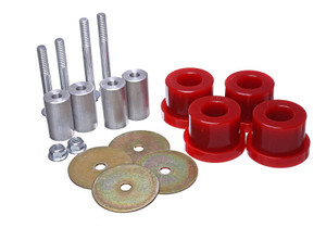 Energy Suspension 2015 Ford Mustang (Exc Cobra) Red Differential Mount Bushing Set eng4.1139R