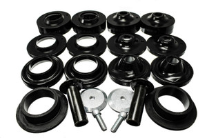 Energy Suspension 18+ Jeep Wrangler JL Black Rock-Flex 2in Adjustable Coil Spacer Set eng2.6116G Energy Suspension 18+ Jeep Wrangler JL Black Rock-Flex 2in Adjustable Coil Spacer Set eng2.6116G