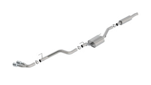 Borla 2020 Jeep Gladiator JT 3.6L V6 AWD S-Type Dual Side Catback w/ Chrome Tips bor140812 Borla 2020 Jeep Gladiator JT 3.6L V6 AWD S-Type Dual Side Catback w/ Chrome Tips bor140812