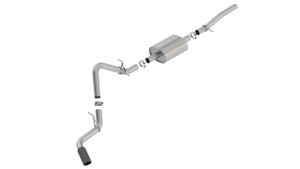 Borla 2019 Silv/Sierra C/B Exh S-Type 1500 5.3L V8 2DR REG. CAB, STD. BED WB 126 Blk Chrome Tip bor140805BC Borla 2019 Silv/Sierra C/B Exh S-Type 1500 5.3L V8 2DR REG. CAB, STD. BED WB 126 Blk Chrome Tip bor140805BC