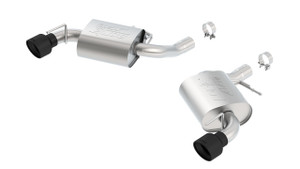 Borla 2016 Chevy Camaro SS V8 AT/MT ATAK Rear Section Exhaust w/o NPP Valves Ceramic Black bor11923CB Borla 2016 Chevy Camaro SS V8 AT/MT ATAK Rear Section Exhaust w/o NPP Valves Ceramic Black bor11923CB