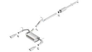 Borla 12-16 Jeep Wrangler JK 3.6L AT/MT 4Wheel 4dr Truck Single Split Rear Exit Catback Exhaust bor140459 Borla 12-16 Jeep Wrangler JK 3.6L AT/MT 4Wheel 4dr Truck Single Split Rear Exit Catback Exhaust bor140459