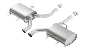 Borla 11-14 CTS Coupe V6 3.6L AT RWD/AWD Dual Ctr Rear Exit Touring Exhaust (REAR SECTION ONLY) bor11824