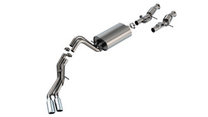 Borla Touring Cat Back 15-16 GMC Denali 6.2L V8 2.75in, 2.25in Dual Same Side Exit 4in Tips Exhaust bor140559 Borla Touring Cat Back 15-16 GMC Denali 6.2L V8 2.75in, 2.25in Dual Same Side Exit 4in Tips Exhaust bor140559