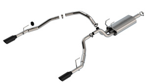 Borla 09-17 Dodge Ram 1500 5.7L V8 3in to Dual 2.5in Single Round Rolled Angle-Cut S-type Exhaust bor140308BC Borla 09-17 Dodge Ram 1500 5.7L V8 3in to Dual 2.5in Single Round Rolled Angle-Cut S-type Exhaust bor140308BC