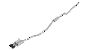 Borla 17-19 Honda Civic SI 1.5L Turbo MT S-Type 2.75in Cat-Back Exhaust Ceramic Black Tip bor140777CB Borla 17-19 Honda Civic SI 1.5L Turbo MT S-Type 2.75in Cat-Back Exhaust Ceramic Black Tip bor140777CB