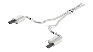 Borla S-Type Cat-Back 15-17 Ford Mustang GT 5.0L V8 MT/AT 2.5in pipe 4in tip (Black Chrome) bor140590BC Borla S-Type Cat-Back 15-17 Ford Mustang GT 5.0L V8 MT/AT 2.5in pipe 4in tip (Black Chrome) bor140590BC