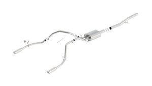 Borla 14 Silv/Sierra 1500 EC Std/CC Short 143.5in WB S-Type Single Split Rear Exit Cat-Back Exhaust bor140571 Borla 14 Silv/Sierra 1500 EC Std/CC Short 143.5in WB S-Type Single Split Rear Exit Cat-Back Exhaust bor140571