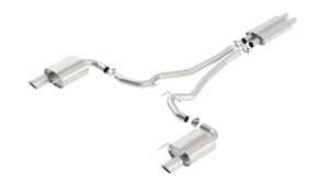 Borla Touring Cat-Back 15 Ford Mustang GT 5.0L V8 MT/AT 2.5in pipe 4in tip bor140589 Borla Touring Cat-Back 15 Ford Mustang GT 5.0L V8 MT/AT 2.5in pipe 4in tip bor140589