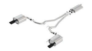 Borla 15-17 Ford Mustang EcoBoost 2.3L EC-Type Cat Back Single Round 4.0in OD 9.5in L Tips Exhaust bor1014039BC Borla 15-17 Ford Mustang EcoBoost 2.3L EC-Type Cat Back Single Round 4.0in OD 9.5in L Tips Exhaust bor1014039BC
