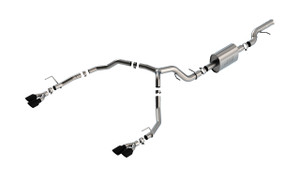 Borla 21-22 Chevrolet Tahoe 6.2L V8 2/4WD 4DR T-304 SS S-Type Cat-Back Exhaust w/ Black Chrome Tips bor140859BC Borla 21-22 Chevrolet Tahoe 6.2L V8 2/4WD 4DR T-304 SS S-Type Cat-Back Exhaust w/ Black Chrome Tips bor140859BC