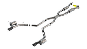 Borla 2021+ Dodge Durango SRT Hellcat 6.2L V8 AWD S-Type Cat-Back Exhaust System - Black Chrome Tips bor140885BC