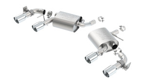 Borla 2016 Chevy Camaro V6 AT/MT ATAK Rear Section Exhaust w/ Dual Mode Valves bor11931 Borla 2016 Chevy Camaro V6 AT/MT ATAK Rear Section Exhaust w/ Dual Mode Valves bor11931