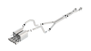 Borla 05-08 Chevrolet Corvette Coupe/Conv 6.0L/6.2L 8cyl 4spd/6spd RWD inS-Type IIin Catback Exhaust bor140452 Borla 05-08 Chevrolet Corvette Coupe/Conv 6.0L/6.2L 8cyl 4spd/6spd RWD inS-Type IIin Catback Exhaust bor140452