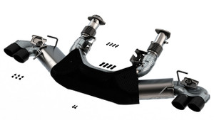 Borla 2020 Chevrolet Corvette C8 6.2 ATAK 3in Exhaust System Dual Round Rolled A/C Black Chrome Tips bor140839BC Borla 2020 Chevrolet Corvette C8 6.2 ATAK 3in Exhaust System Dual Round Rolled A/C Black Chrome Tips bor140839BC