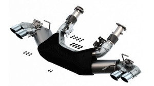 Borla 2020 Chevrolet Corvette C8 6.2L S-Type Exhaust System Dual Round A/C Tips 4inx 4.75in bor140838 Borla 2020 Chevrolet Corvette C8 6.2L S-Type Exhaust System Dual Round A/C Tips 4inx 4.75in bor140838