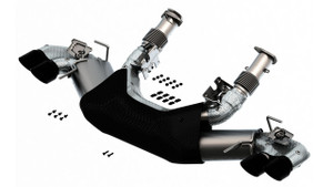 Borla 2020 Chevrolet Corvette C8 6.2L S-Type Exhaust System Dual Round Rolled A/C Black Chrome Tips bor140838BC Borla 2020 Chevrolet Corvette C8 6.2L S-Type Exhaust System Dual Round Rolled A/C Black Chrome Tips bor140838BC
