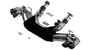 Borla 2020 Chevrolet Corvette C8 6.2L S-Type Exhaust System Dual Round Angle Cut Carbon Fiber Tips bor140838CF Borla 2020 Chevrolet Corvette C8 6.2L S-Type Exhaust System Dual Round Angle Cut Carbon Fiber Tips bor140838CF