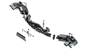 Borla 20-23 Chevrolet Corvette Stingray ATAK Cat-Back Exhaust System (Euro Spec) bor140908 Borla 20-23 Chevrolet Corvette Stingray ATAK Cat-Back Exhaust System (Euro Spec) bor140908