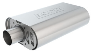 Borla CrateMuffler SBC Stock Output 283/327/350 V8 2.5in Offset/Center 14inx4.35inx9in Oval Muffler bor400826 Borla CrateMuffler SBC Stock Output 283/327/350 V8 2.5in Offset/Center 14inx4.35inx9in Oval Muffler bor400826