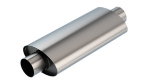 Borla XR-1 Multi-Core 3in Ctr-Ctr Oval 16in x 4.25in x 7.88in Rotary Engine Equipped Racing Muffler bor400371