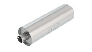 Borla 2.75in In/Out 7.75in Diameter x 24in L Universal Muffler - Heavy Duty Truck Applications bor401158 Borla 2.75in In/Out 7.75in Diameter x 24in L Universal Muffler - Heavy Duty Truck Applications bor401158